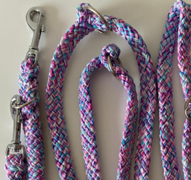 lijnen ROZE-PAARS-LICHTBLAUW GEMÊLEERD