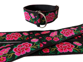 Halfslip Martingales  - roze roosjes