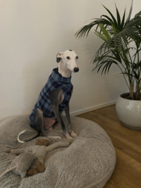 Fleece jumper ruit beige