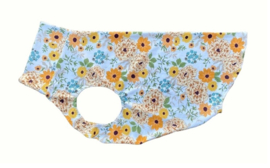Zomershirtje bloemen GEEL