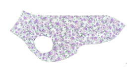 Zomerjumper bloemen paars-lila-roze