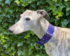 Halfslip Martingales  - ruiten met kobaltblauw