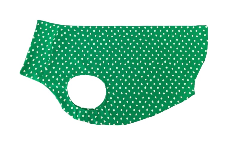 Zomershirtje groen met sterren