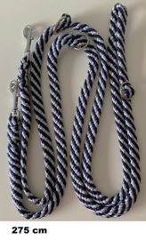 lijnen  DONKERBLAUW-ZILVERGRIJS