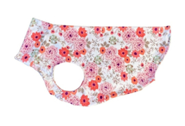 Zomershirtje bloemen ROZE