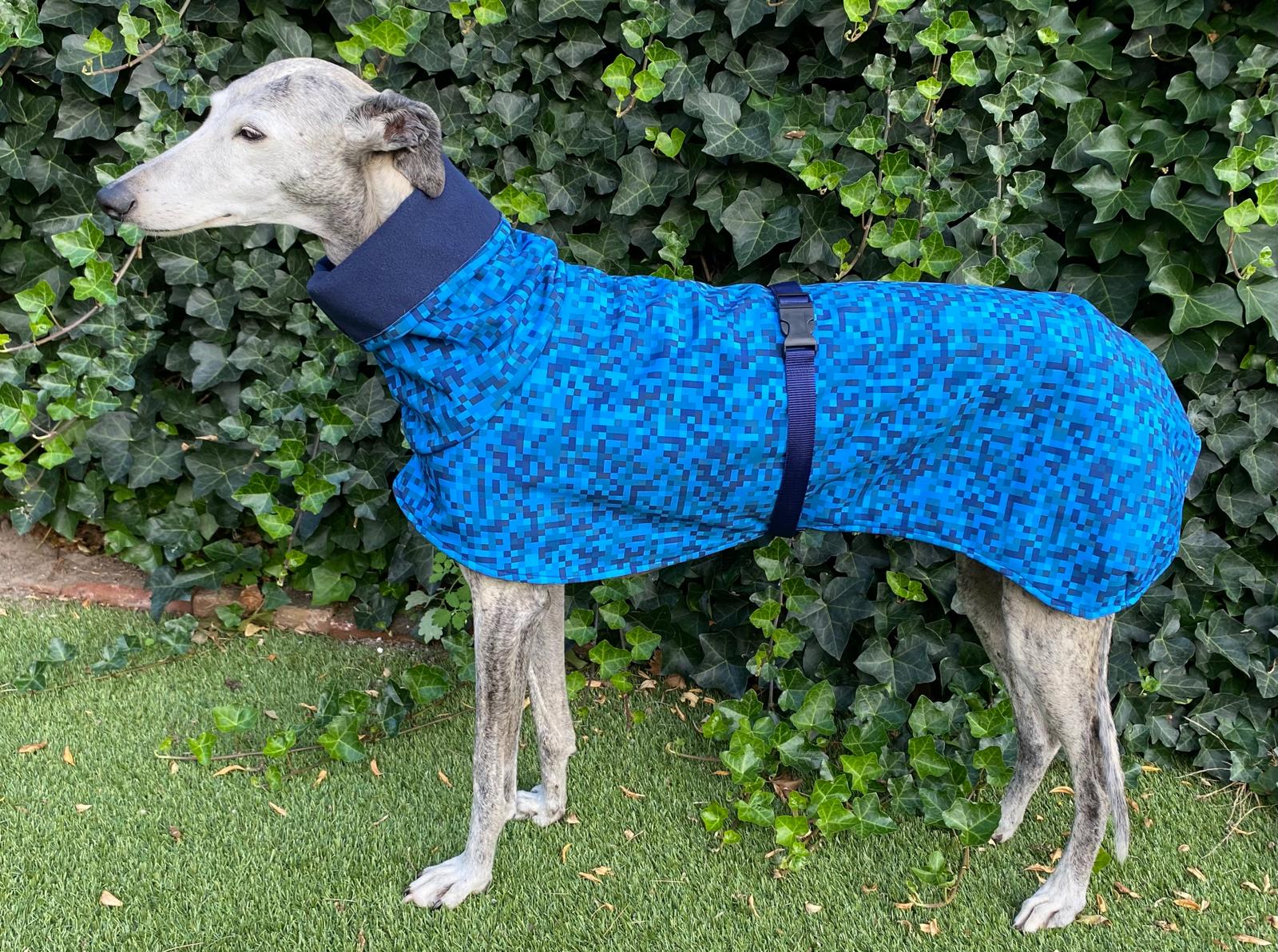 Softshell (regen)jassen PIXELS blauwtinten