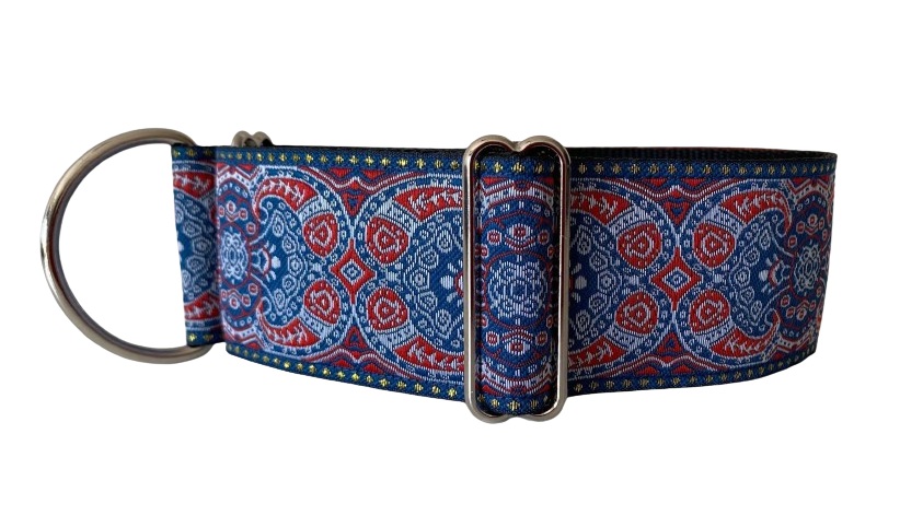 * NIEUW * Halfslip Martingales  - Rood-Blauw motief