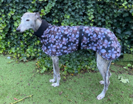 UITVERKOCHT Softshell (regen)jassen - DONKERBLAUW GEBLOEMD