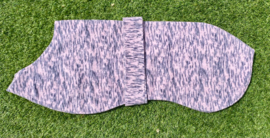 Fleece pyama roze-grijs