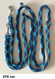 lijnen BLAUW-TURQUOISE-BRUIN