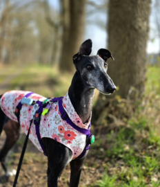 Katoenen shirtje bloemen ROZE