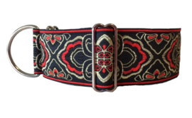 Halfslip Martingales  - rood-goud op zwart