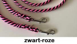 200 cm ROZE-ZWART veiligheidslijn