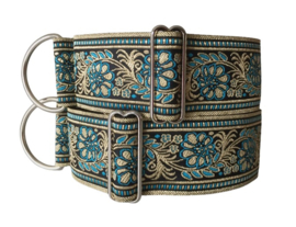 Halfslip Martingales  - turquoise motief met goud