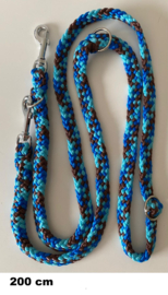 lijnen BLAUW-TURQUOISE-BRUIN