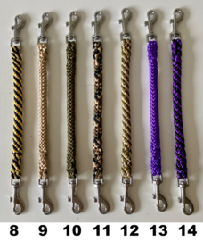 Koppelstukjes tuig-halsband diverse kleuren