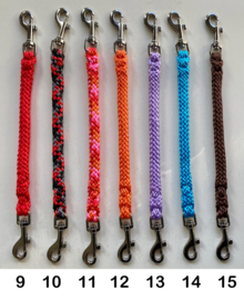 Koppelstukjes tuig-halsband diverse kleuren