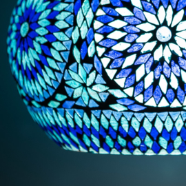 Hanglamp Mozaiek Open Blauw