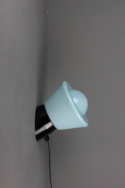Wandlamp Bakeliet Komeet Blauw met snoer