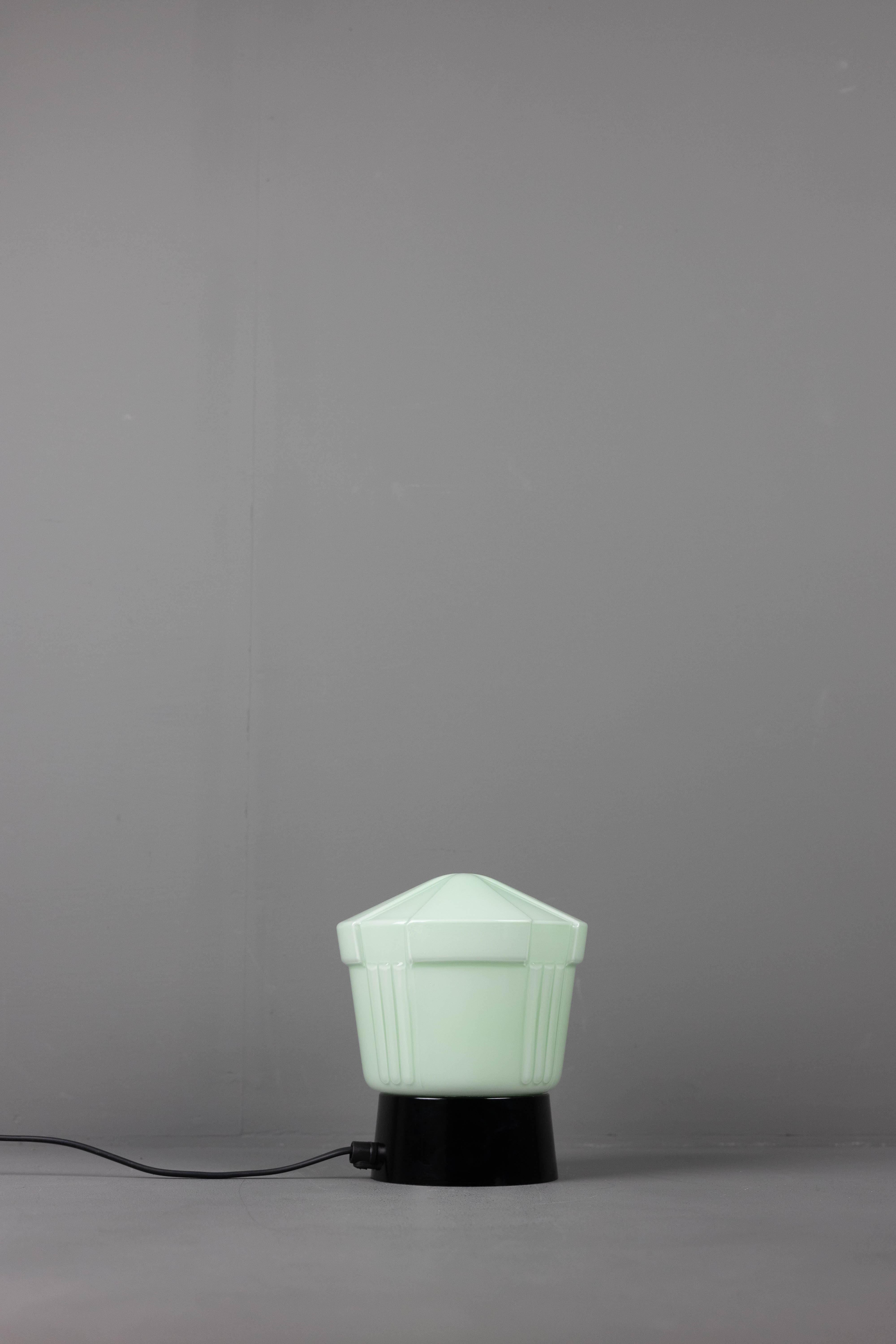 Tafellamp Bakeliet Deco Groen
