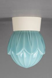 Plafonnière Bakeliet Tulp Blauw