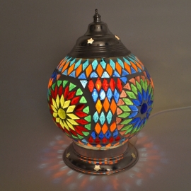 Mozaieklamp multi-colour Ø 15