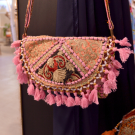 Boho Tasje - Roze