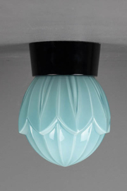 Plafonnière Bakeliet Tulp Blauw