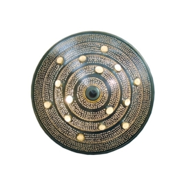Plafondlamp filgrain en glasstenen Ø 35