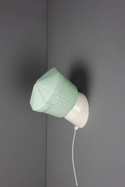 Wandlamp Bakeliet Deco Groen met snoer