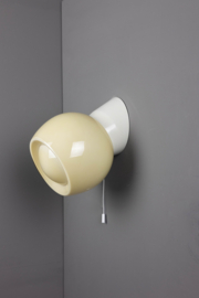 Wandlamp Bakeliet Trekkoord Bol Knop Geel