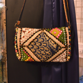 Boho Tasje - Zwart-goud