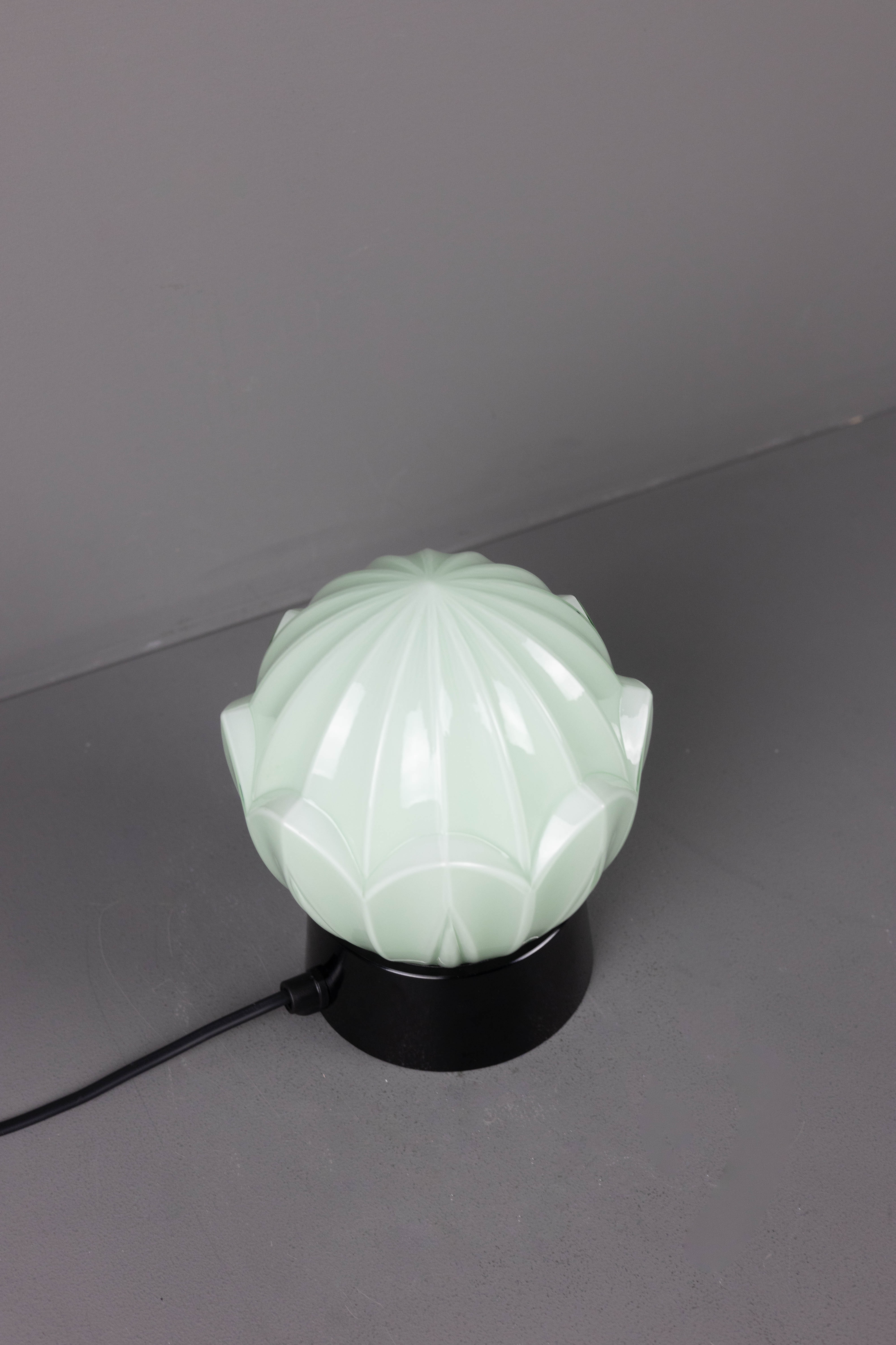 Tafellamp Bakeliet Tulp Groen