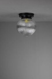 Plafondlamp Ribbelbol prismatic