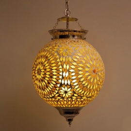 Hanglamp mozaiek Bruin-Beige Ø 25