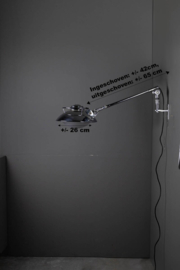 Solere wandlamp chroom
