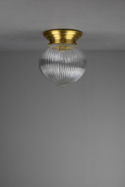 Plafondlamp Ribbelbol prismatic