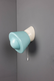 Wandlamp Bakeliet Trekkoord Komeet Blauw