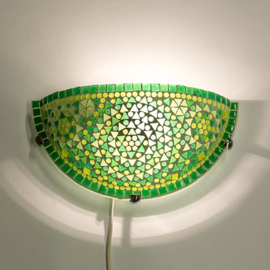 Wandlamp mozaiek  Groen