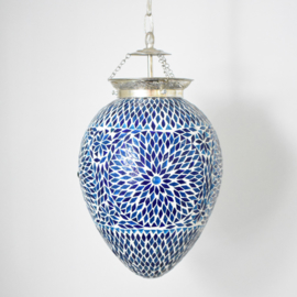 Mozaieklamp Papaja Turqois/Blauw