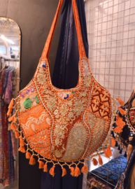 Boho Tas L - Oranje goud