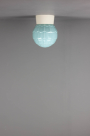 Plafonnière Bakeliet Artisjok Blauw