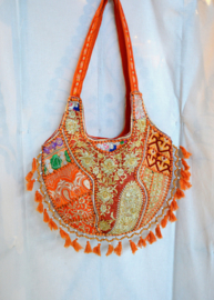 Boho Tas L - Oranje goud