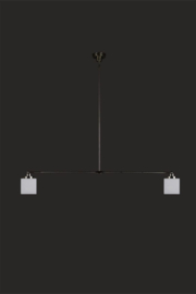 Hanglamp T-pendel 2 kappen Kubus