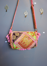 Boho Tasje - Roze