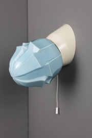 Wandlamp Bakeliet Dragon Blauw met snoer