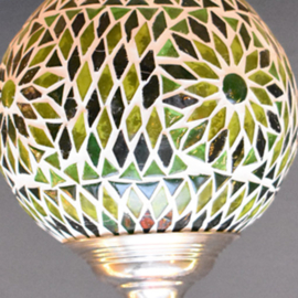 Hanglamp mozaiek Groen Ø 15