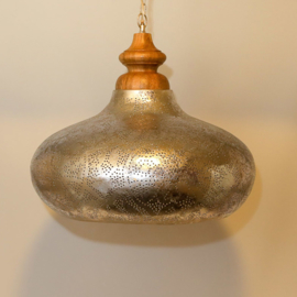 Hanglamp filigrain zilver XL