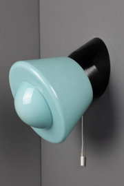 Wandlamp Bakeliet Trekkoord Komeet Blauw