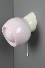 Wandlamp Bakeliet Trekkoord Bol Knop Roze